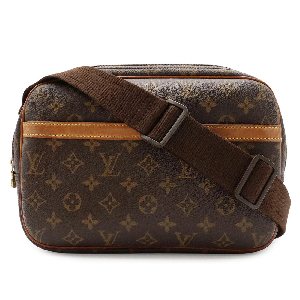 LOUIS VUITTON Monogram Reporter Shoulder Bag Crossbody